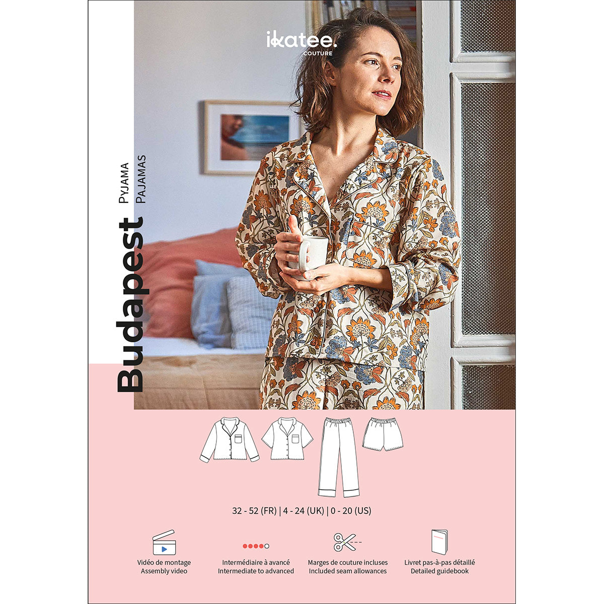 ikat-e-budapest-patron-pyjama-femme-papier-32-52-col-tailleur image 1