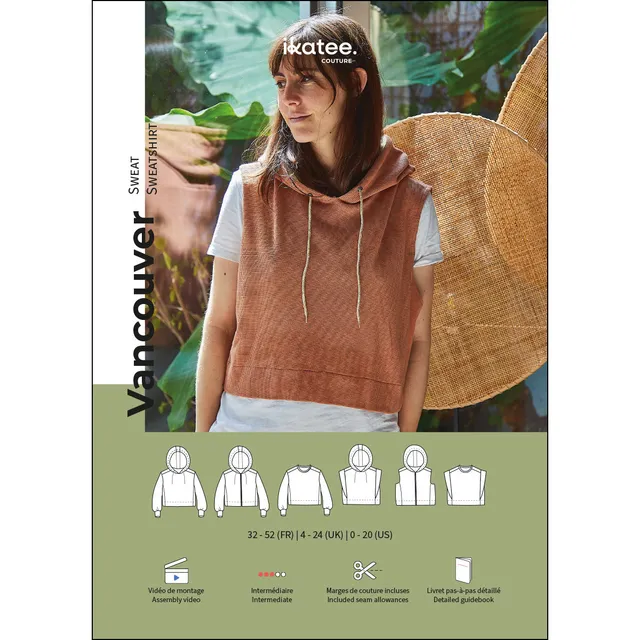 ikat-e-vancouver-patron-couture-sweat-femme-crop-capuche image 1