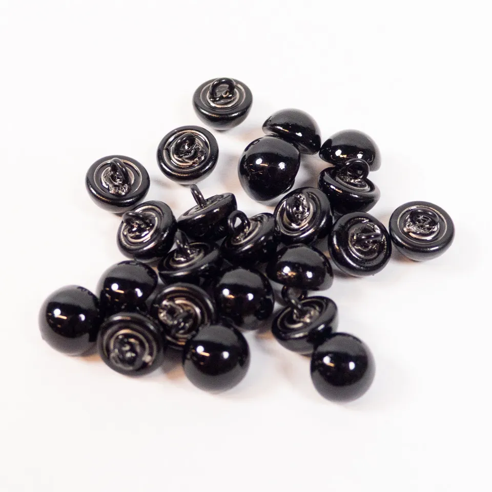 ikat-e-mercerie-bouton-tige-nacr-noir-9-mm image 1