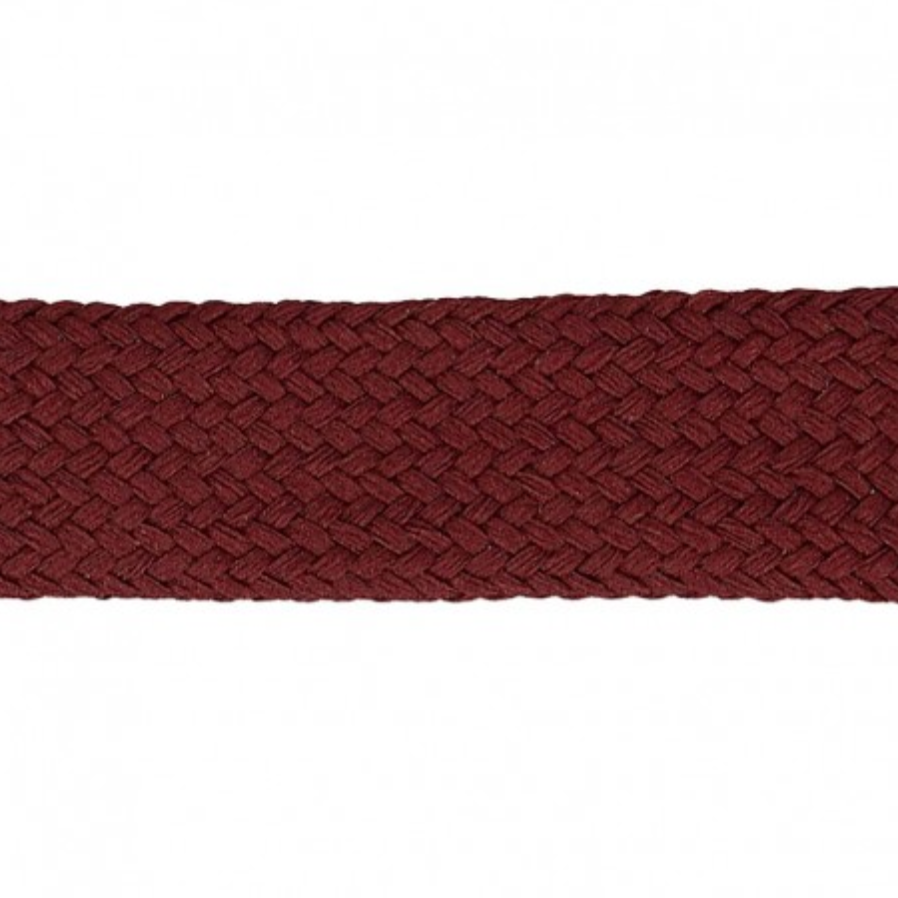 ikat-e-mercerie-cordon-plat-bordeaux-14-mm-1-m image 1