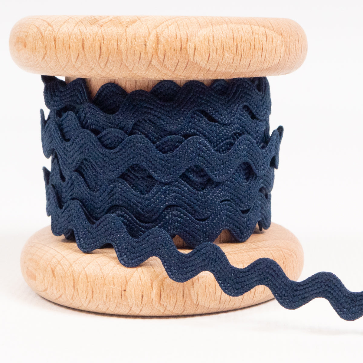 ikat-e-mercerie-ruban-serpentine-8-mm-bleu-marine-polyester image 1