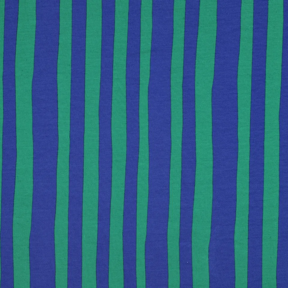 ikat-e-hossegor-coupon-french-terry-bleu-gots-20-cm image 1