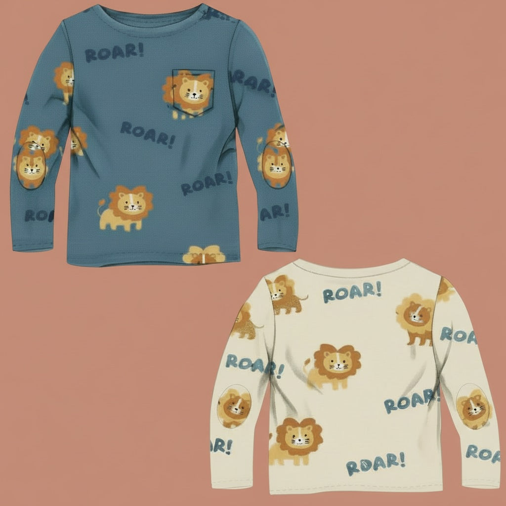 ikat-e-lions-roar-coupon-jersey-bleu-20-cm image 2
