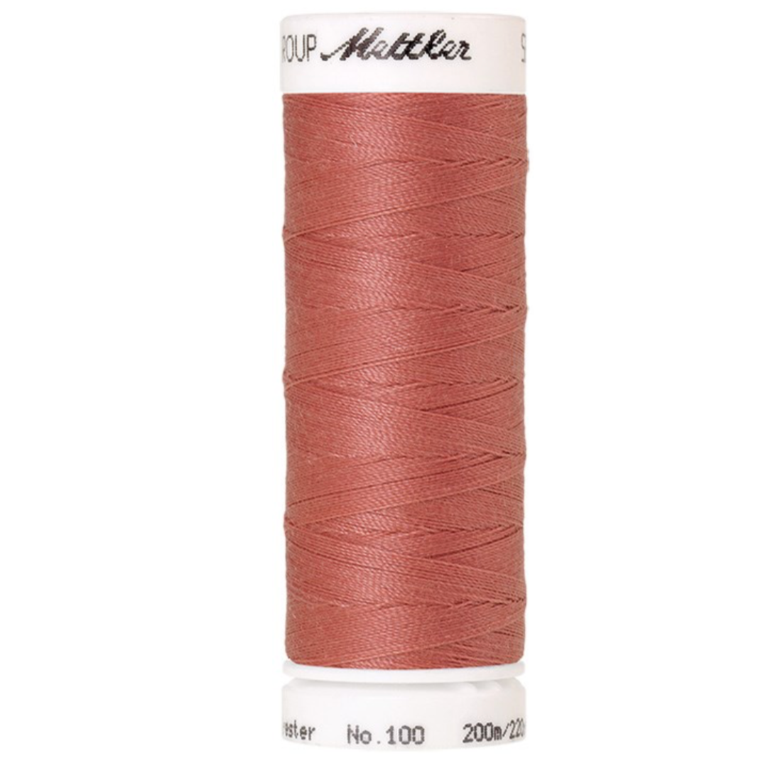 mettler-seralon-fil-coudre-200m-brique-622 image 1