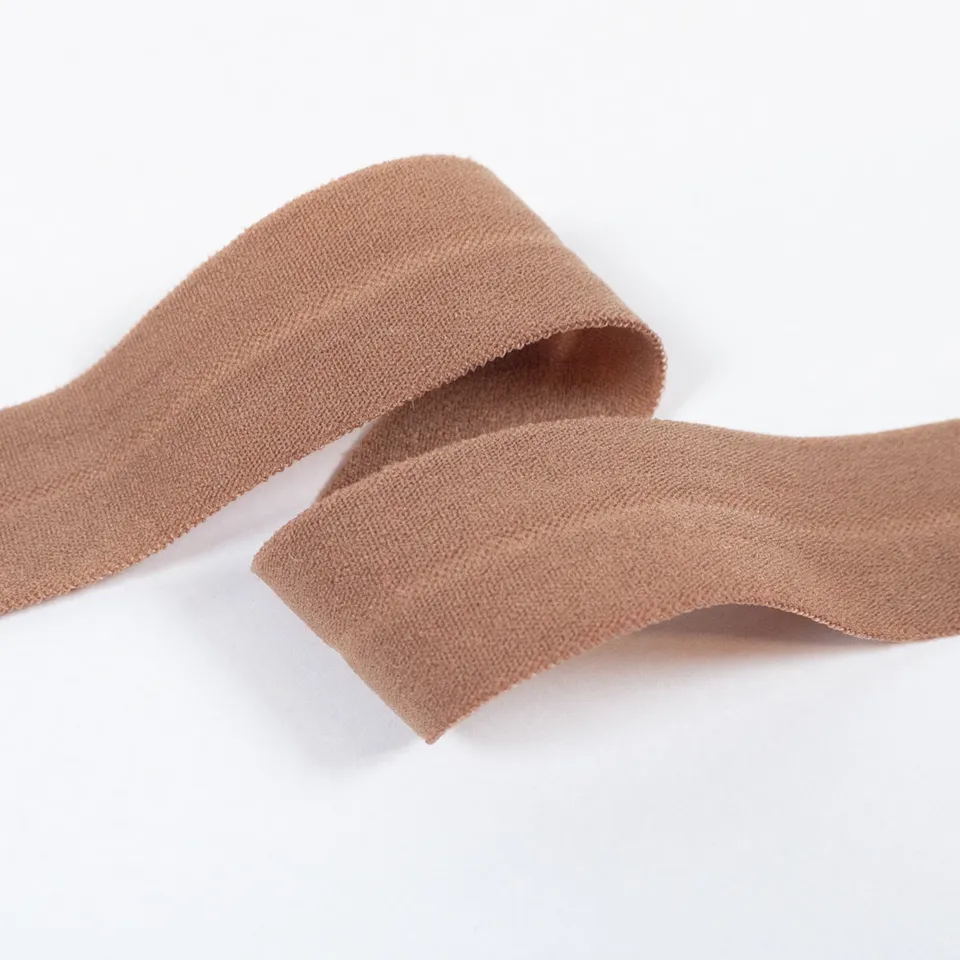 ikat-e-mercerie-biais-lastique-mat-marron-ch-taigne-lingerie image 1