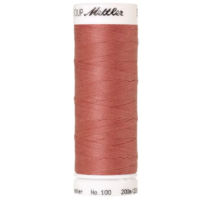 mettler-seralon-622-fil-coudre-200m-rouge-brique image 1
