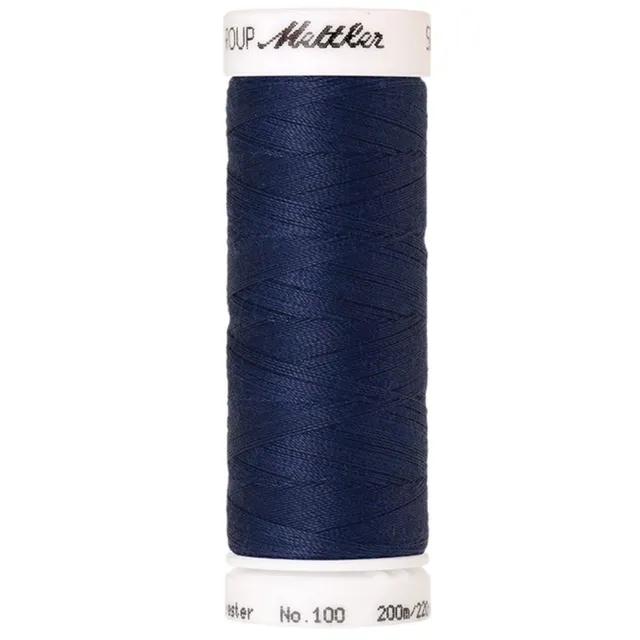 mettler-seralon-fil-coudre-1467-bleu-marine-200-m image 1