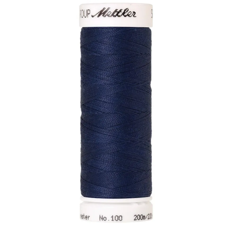mettler-seralon-fil-coudre-1467-bleu-marine-200-m image 1