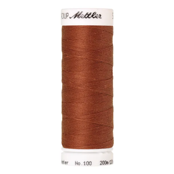 mettler-seralon-1054-fil-coudre-200-m-brun-noisette image 1