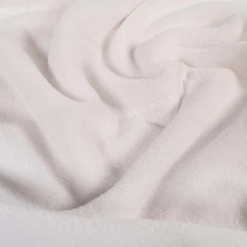ikat-e-tissus-frottee-sommersweat-tissu-ponge-blanc-neige-coton image 1