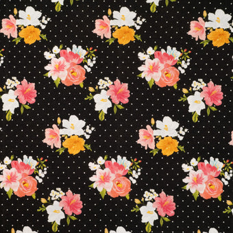 ikat-e-tissus-jersey-viscose-polka-bloom-noir image 3