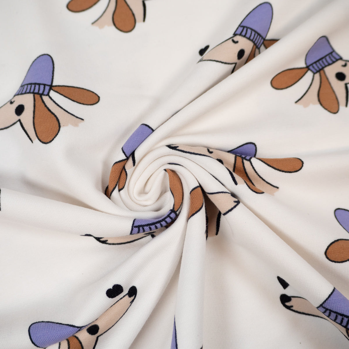 ikat-e-doggy-love-coupon-french-terry-cru-25-cm image 3