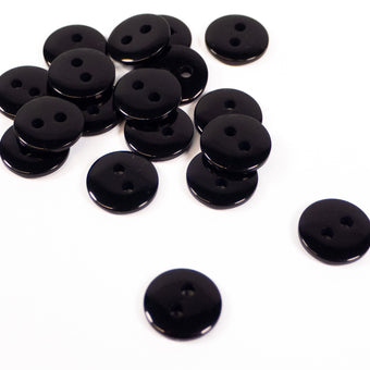 ikat-e-mercerie-bouton-brillant-2-trous-noir-l-unit image 4