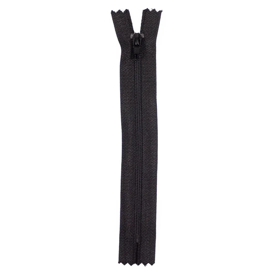 ikat-e-fermeture-clair-nylon-noir-15-cm-non-s-parable-2 image 1