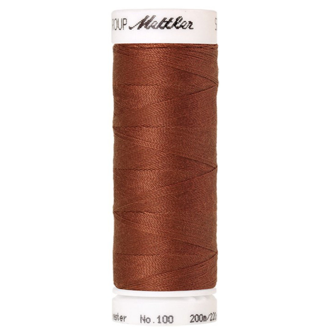 mettler-seralon-fil-coudre-200m-brun-1347-polyester image 1