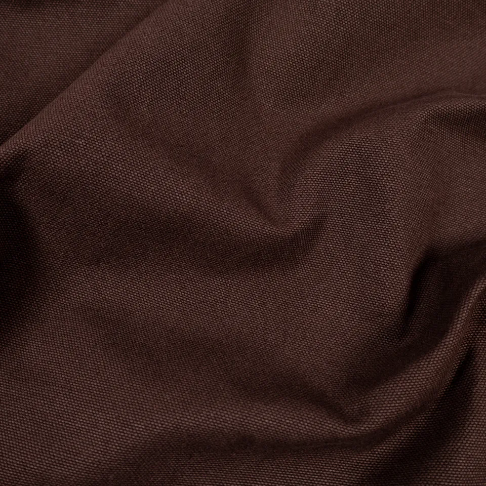 ikat-e-canvas-pais-lav-tissu-chocolat-uni image 1