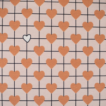 ikat-e-tissus-jersey-bio-arty-hearts-rose-coeurs image 2