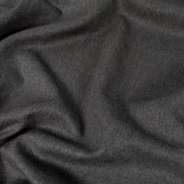 ikat-e-tissus-flanelle-tissu-viscose-gris-fonc-doux image 1