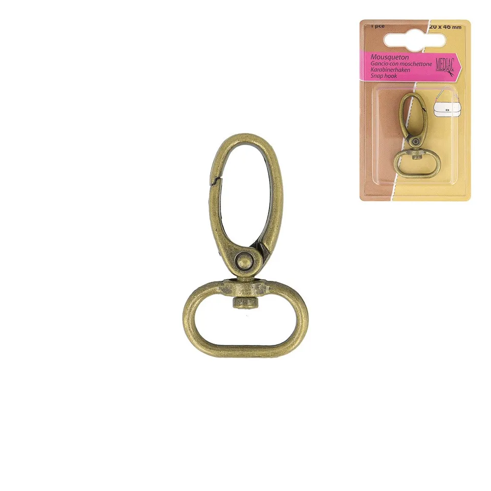 ikat-e-mercerie-mousqueton-m-tal-laiton-20-mm image 1