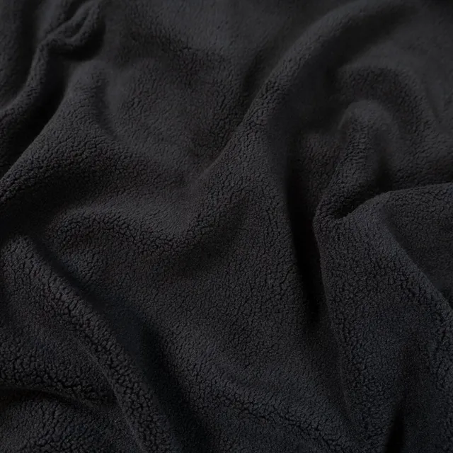ikat-e-tissus-micro-polaire-noir-extensible image 1
