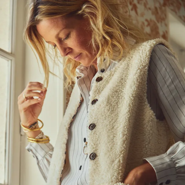 ikat-e-teddy-tissu-cru-coton-sherpa-280-g image 1