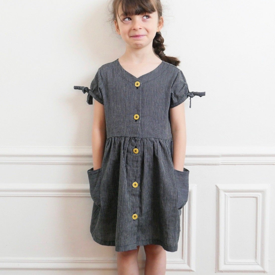 ikat-e-anna-robe-blouse-patron-pdf-fille-3-12-ans-long image 1
