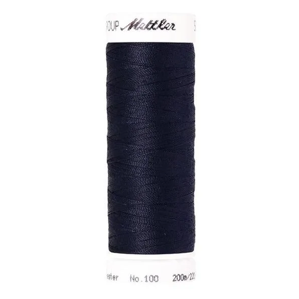 mettler-seralon-954-fil-coudre-bleu-marine-200-m-polyester image 1