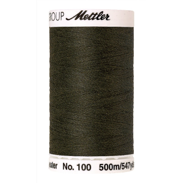 mettler-seralon-fil-coudre-660-vert-kaki-500m image 1