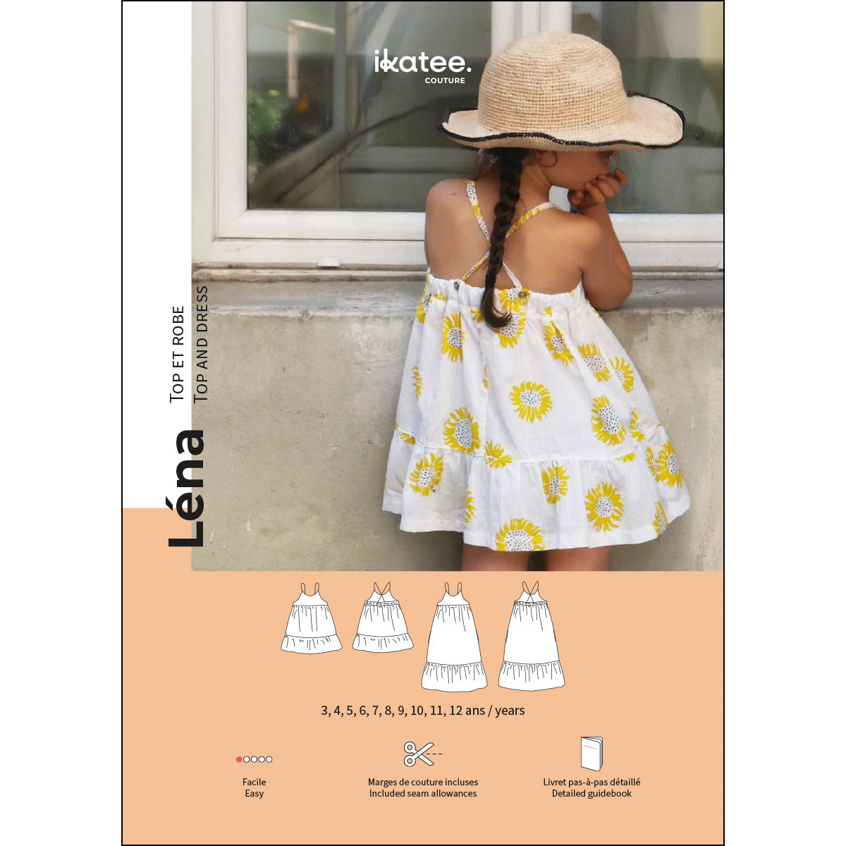 ikat-e-l-na-patron-blouse-robe-fille-pochette-3-12-ans image 1