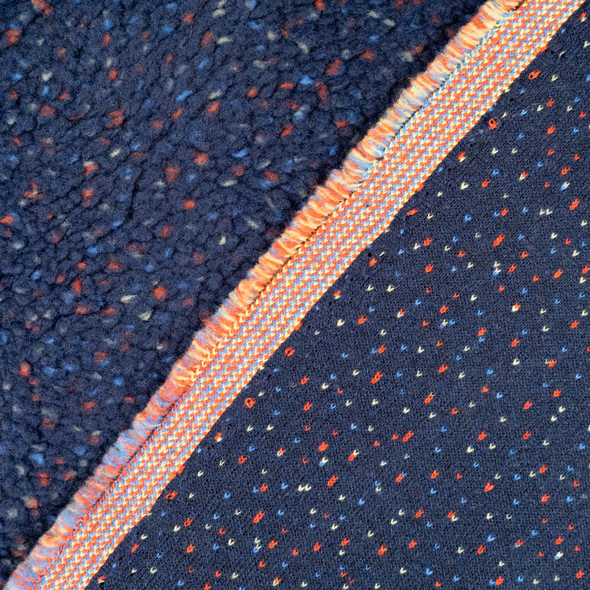 ikat-e-tissus-teddy-tweed-sherpa-marine-chaud image 5