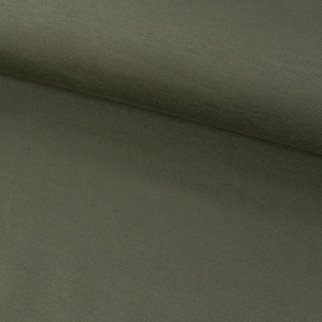 ikat-e-tissus-sweat-kaki-uni image 1
