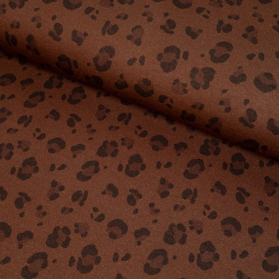 ikat-e-graou-tissu-french-terry-bio-chocolat image 1