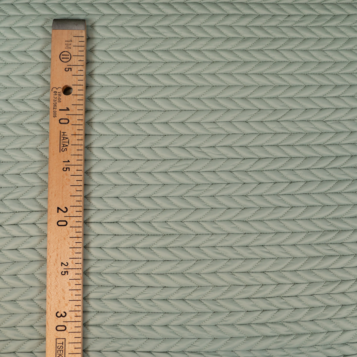 ikat-e-tissu-doudoune-matelass-chevrons-sauge-veste image 3