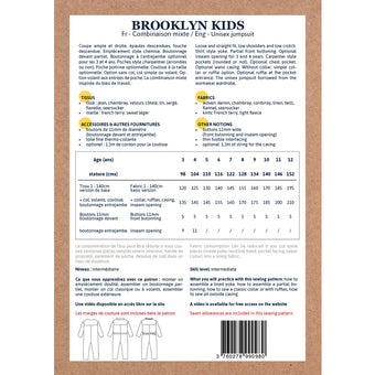 ikat-e-brooklyn-kids-patron-combinaison-enfant-pdf-3-12-ans-mixte image 5