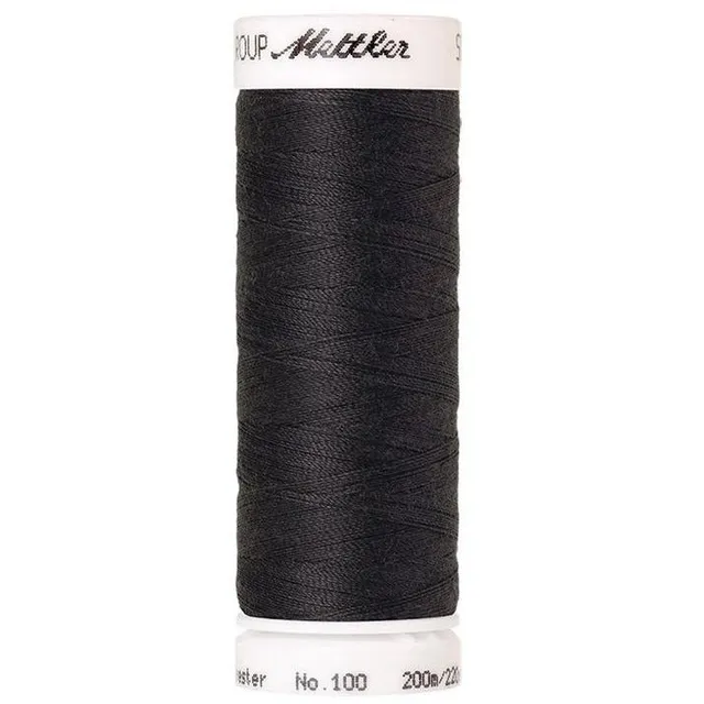 mettler-seralon-fil-coudre-200-m-anthracite-348 image 1