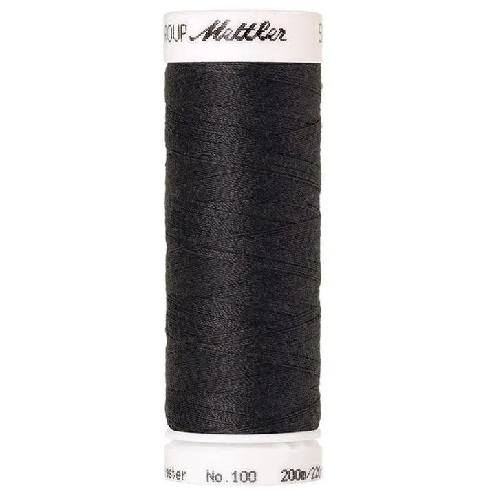 mettler-seralon-fil-coudre-gris-anthracite-348-200-m image 1