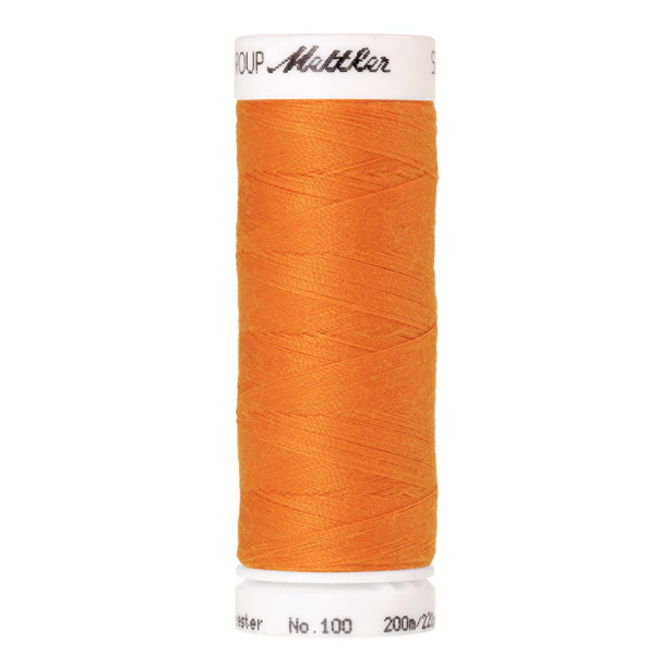 mettler-seralon-fil-coudre-orange-122-200m-polyester image 1