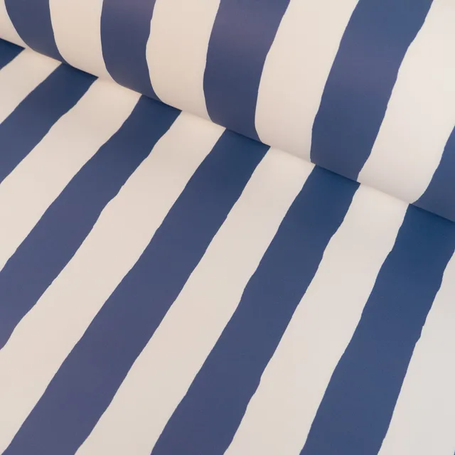 ikat-e-tissus-imperm-able-tissu-ray-cru-bleu image 1