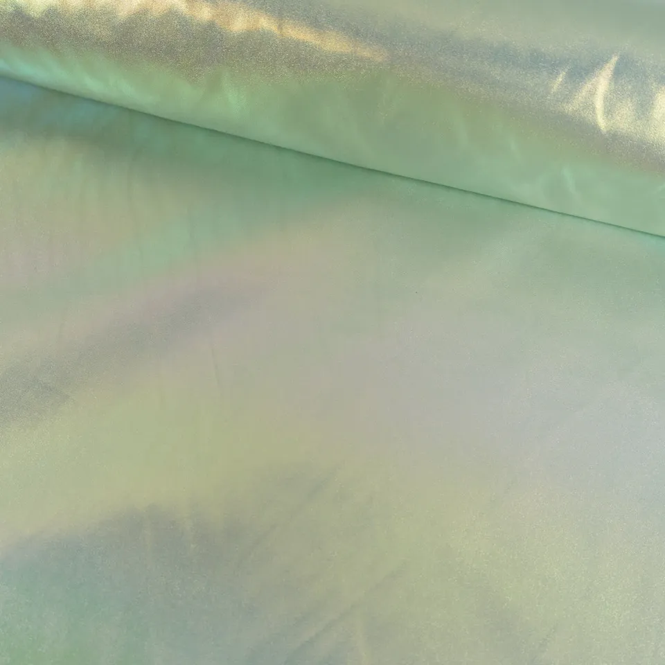ikat-e-tissu-imperm-able-souple-iridescent-vert-d-eau image 1