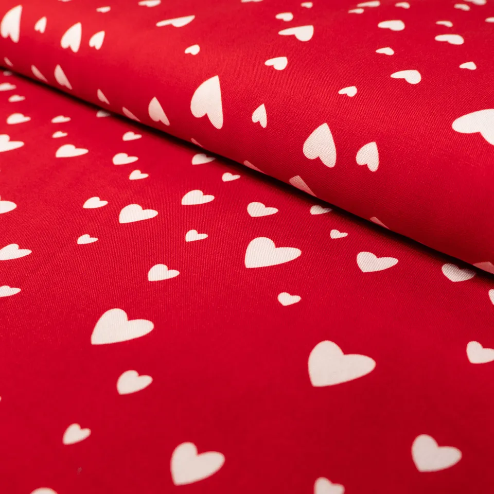 ikat-e-viscose-petit-c-ur-rouge-tissu-robe-drap-opaque image 1