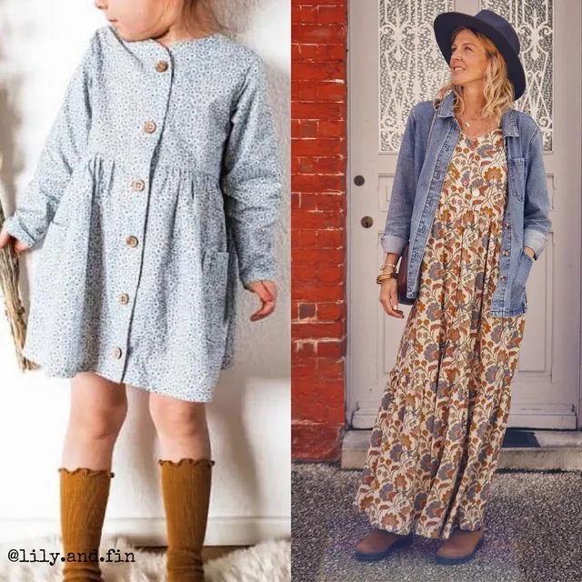 ikat-e-anna-duo-patron-robe-blouse-femme-enfant-pdf image 1