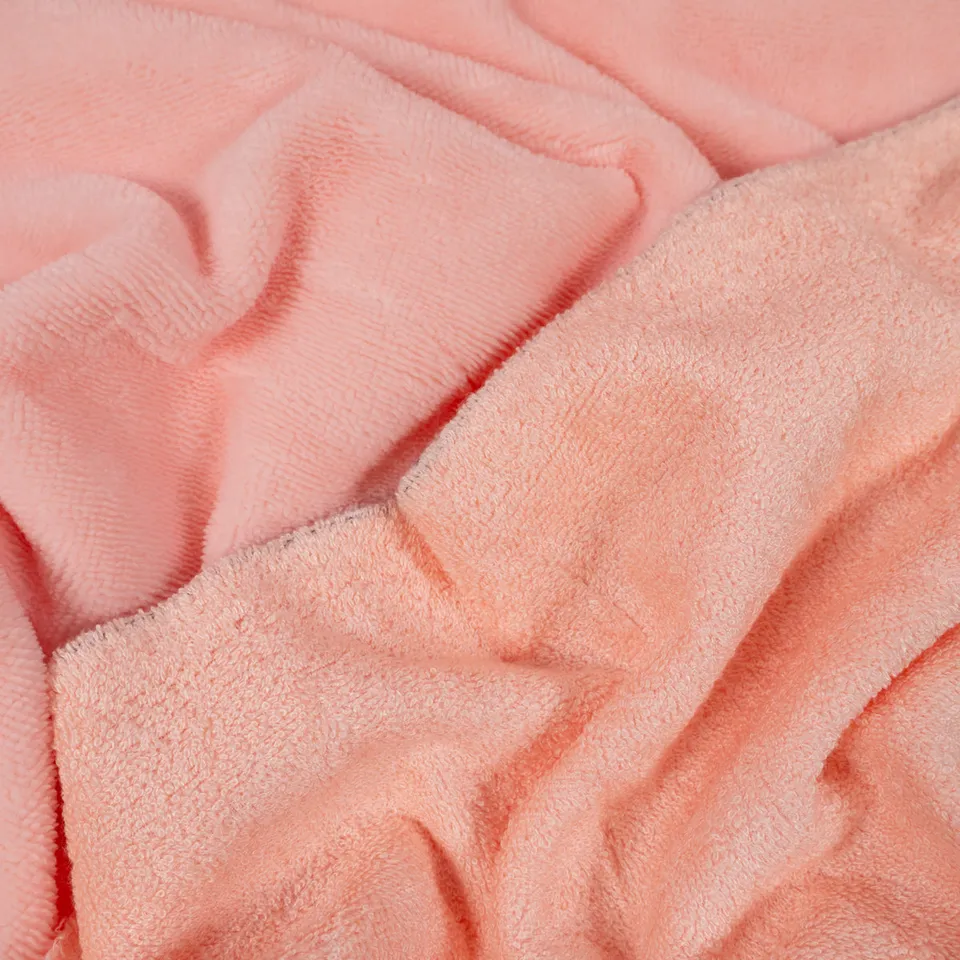 ikat-e-micro-ponge-bambou-rose-au-m-tre image 1