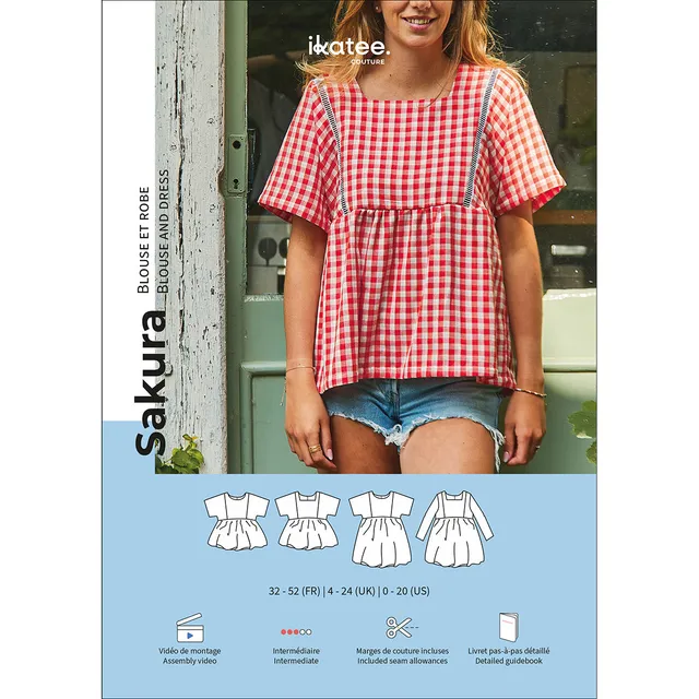 ikat-e-sakura-patron-blouse-robe-papier-32-52-boh-me image 1