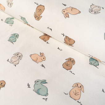 ikat-e-jersey-bio-stretch-bunnies-blanc-cass-lapins image 2