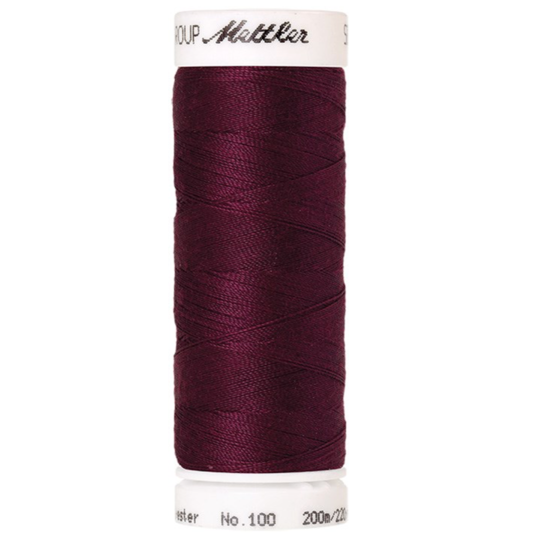 mettler-seralon-fil-coudre-200m-108-rouge-fonc image 1