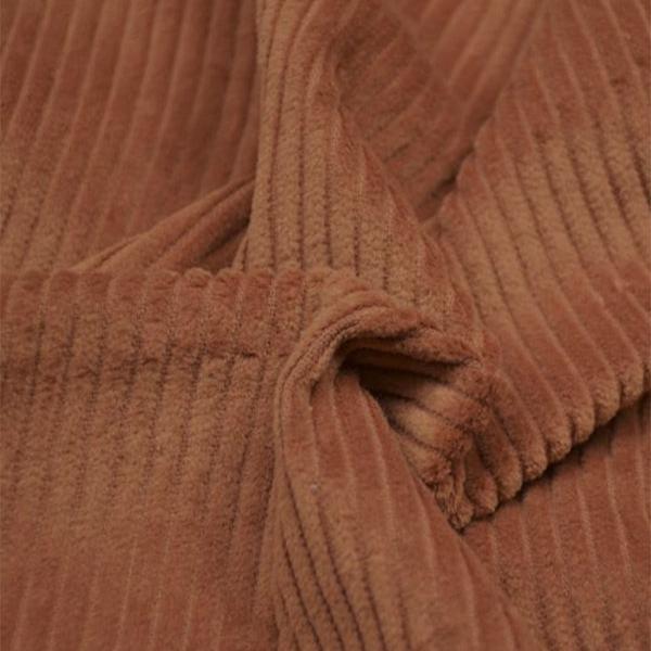 ikat-e-tissu-velours-grosses-c-tes-4w-noisette image 1
