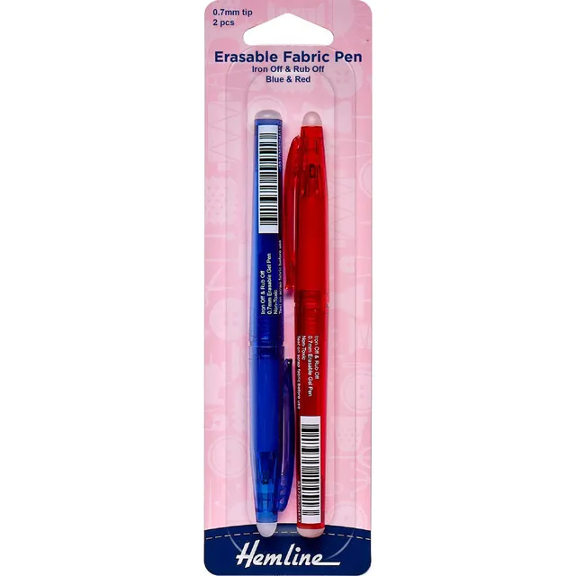 ikat-e-mercerie-stylo-textile-effa-able-rouge-et-bleu-x2 image 1