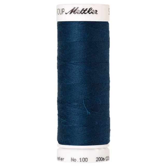 mettler-seralon-fil-coudre-200-m-bleu-marine-1471-polyester image 1