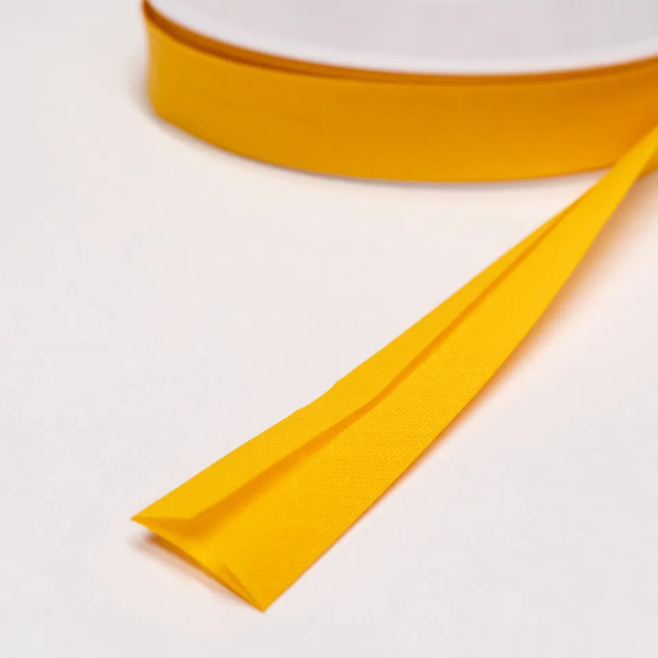 toutextile-biais-ocre-jaune-20mm-au-m-tre-coton image 1