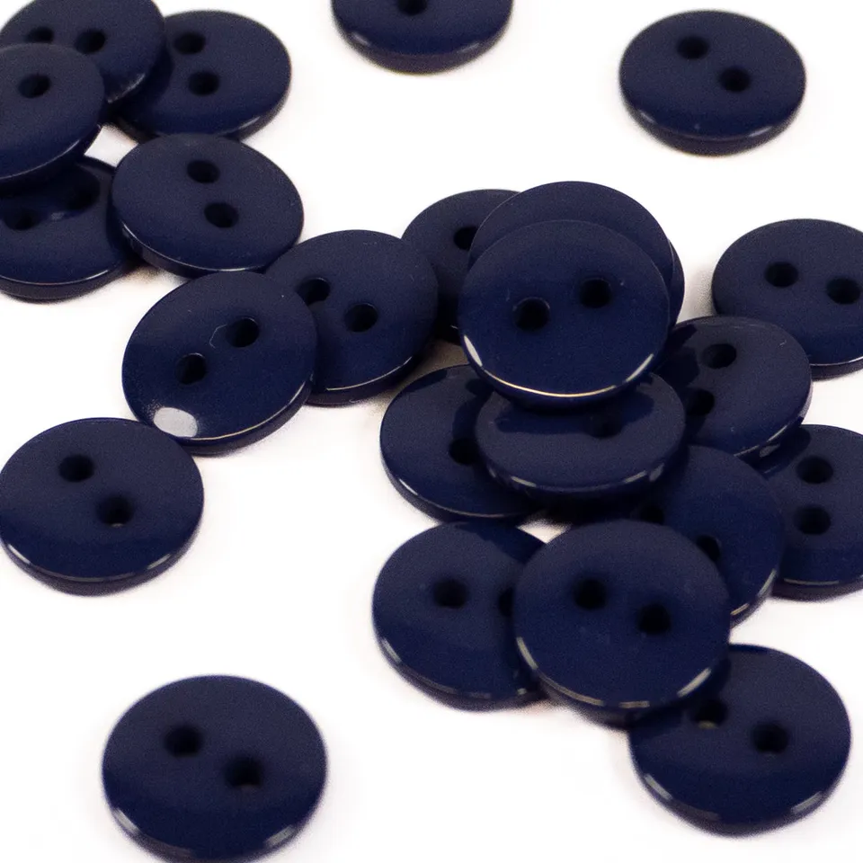 ikat-e-bouton-brillant-2-trous-bleu-nuit-twilight image 1